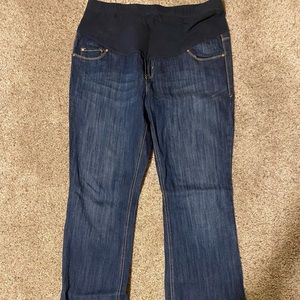 Old Navy Flare stretch maternity jeans, size 14 long